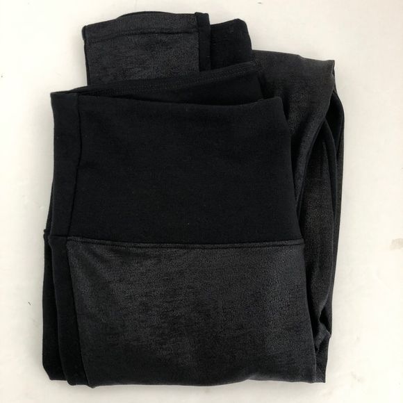 Spanx Pants - Spanx‎ Assests Women's Medium Black Shimmer Front Ankle Leggings